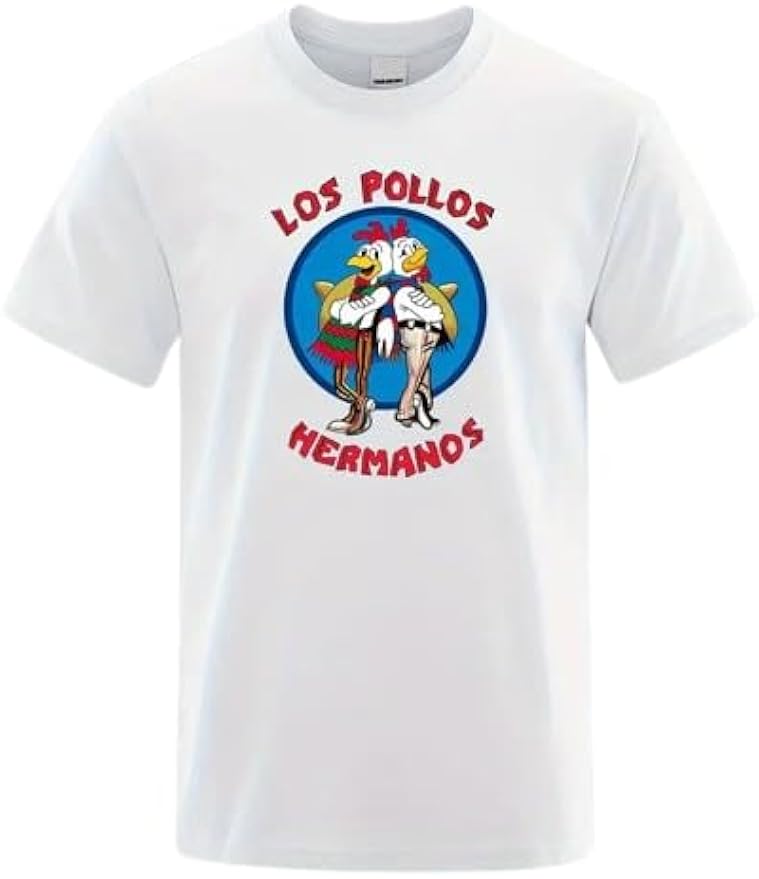 Unisex Los Pollos Hermanos T-Shirts Halloween Cosplay Shirts