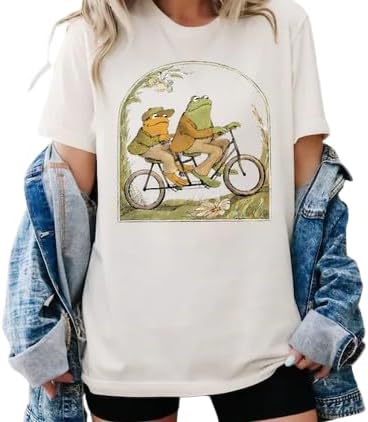 Unisex Frog and Toad, 90s Graphic Shirt, Retro Toad Tee, Nature Shirt, 2000s Frog T-Shirt