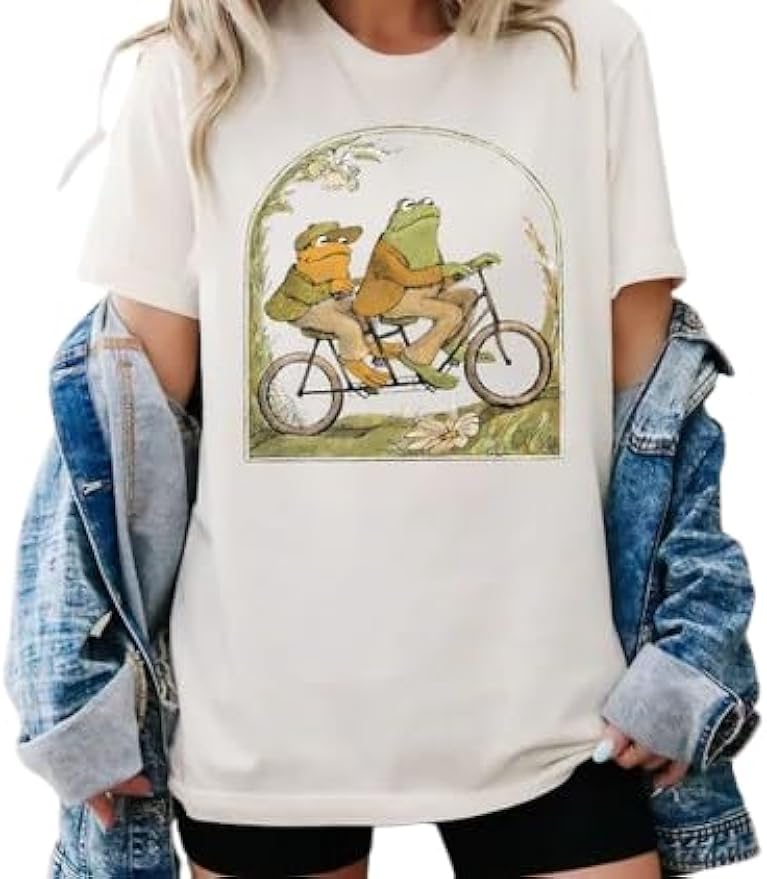 Unisex Frog and Toad, 90s Graphic Shirt, Retro Toad Tee, Nature Shirt, 2000s Frog T-Shirt